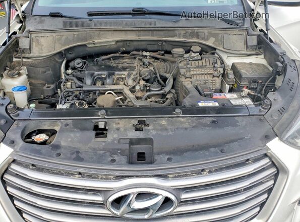 KM8SMDHF8KU298043 2019 HYUNDAI SANTA FE White Շարժիչի բաժամունքի տեսք