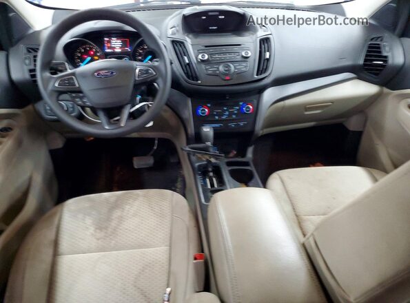 1FMCU0GD2HUD04201 2017 FORD ESCAPE Blue Սարքավորումների վահանակի տեսք