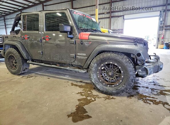 1C4BJWDG4HL587619 2017 JEEP WRANGLER Gray წინა ხედი