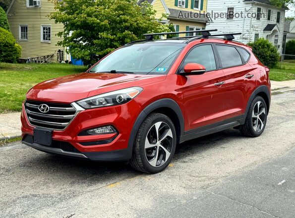 KM8J3CA26GU094705 2016 HYUNDAI TUCSON Burgundy Задня ліва чверть