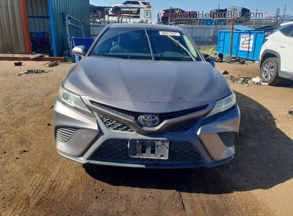 4T1B11HK6JU649227 2018 TOYOTA CAMRY Charcoal Widok z przodu