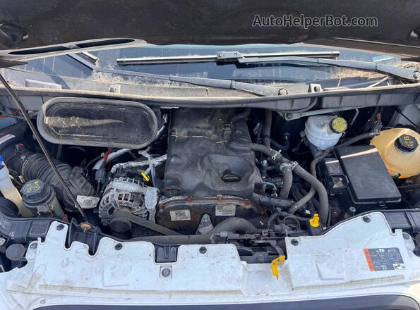 1FDBF8ZV3JKB34846 2018 FORD TRANSIT Белый Вид панели приборов