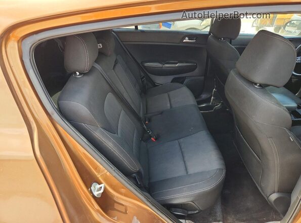 KNDPM3AC9L7700592 2020 KIA SPORTAGE Brown Widok wnętrza z tyłu