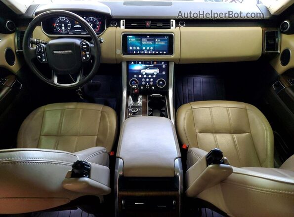 SALWR2RV1KA815890 2019 LAND ROVER RANGE White ხელსაწყოთა პანელის ხედი