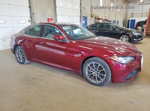 ZARFAEDN8H7558407 2017 ALFA ROMEO GIULIA Maroon Widok z przodu