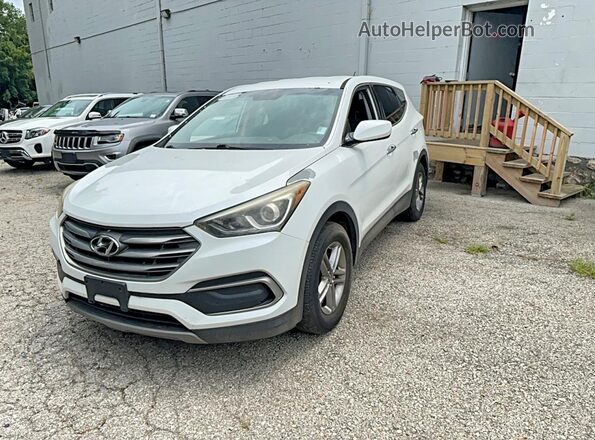 5NMZT3LB8JH073289 2018 HYUNDAI SANTA FE Белый Задняя правая четверть
