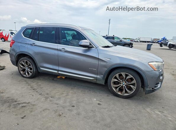 5UXWX9C51H0T01582 2017 BMW X3 Silver Vista frontal
