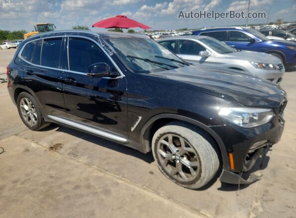 5UXTY3C01M9H69774 2021 BMW X3 Black Front view