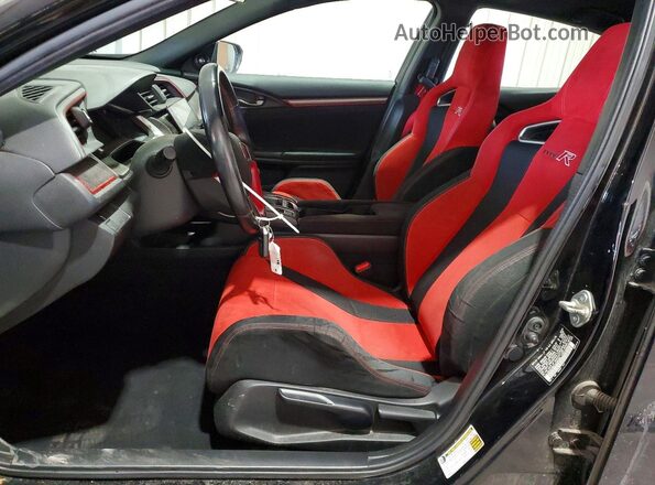 SHHFK8G74JU202363 2018 HONDA CIVIC Black Widok deski rozdzielczej