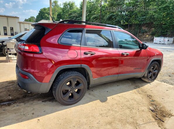 1C4PJLAS5HW617352 2017 JEEP CHEROKEE Red Передня права чверть