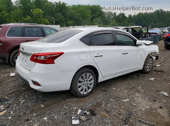 3N1AB7AP4JY332312 2018 NISSAN SENTRA White წინა მარჯვენა