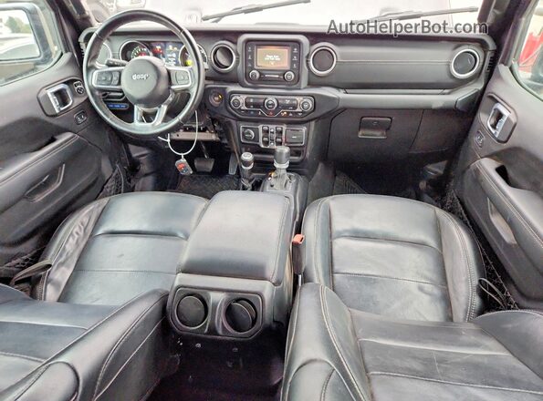 1C4JJXP65MW749934 2021 JEEP WRANGLER Gray Вид щитка приладів