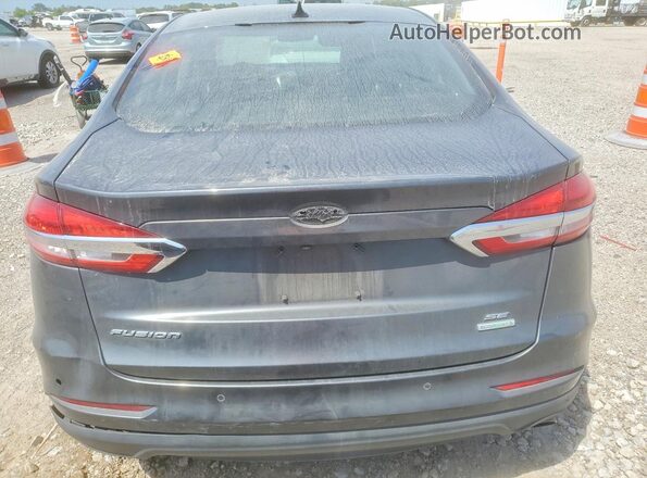 3FA6P0HD4LR202069 2020 FORD FUSION Gray Вид салону спереду
