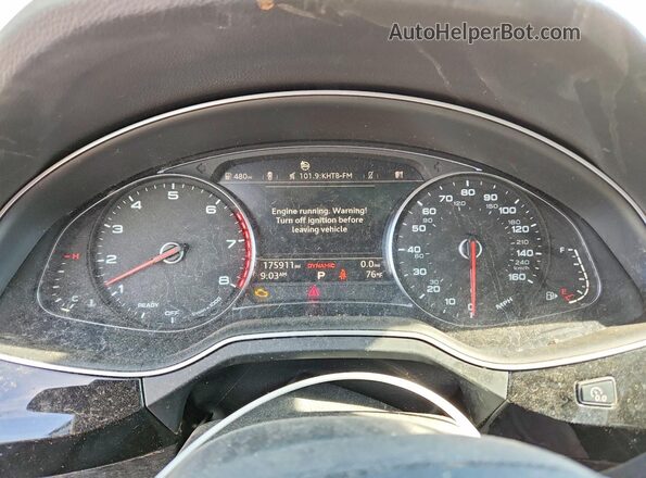 WA1LAAF72HD003999 2017 AUDI Q7 White Սարքավորումների վահանակի տեսք