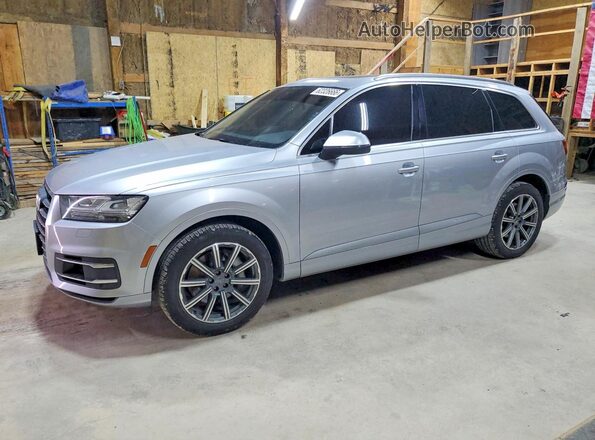 WA1LAAF72HD048604 2017 AUDI Q7 Silver Trasero izquierdo