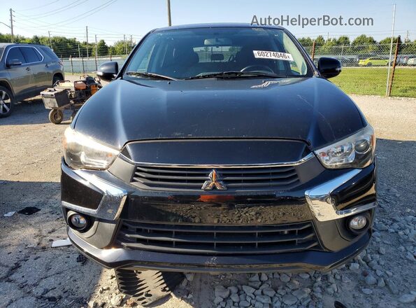 JA4AP3AW0GZ044326 2016 MITSUBISHI OUTLANDER Black Widok z tyłu