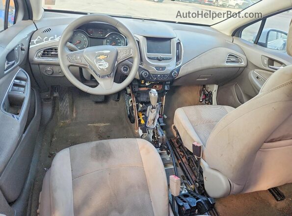 3G1BE6SM7HS585184 2017 CHEVROLET CRUZE White Instrument cluster view