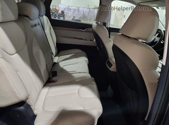 KM8R4DHE4NU415336 2022 HYUNDAI PALISADE Gray Vista interior trasera
