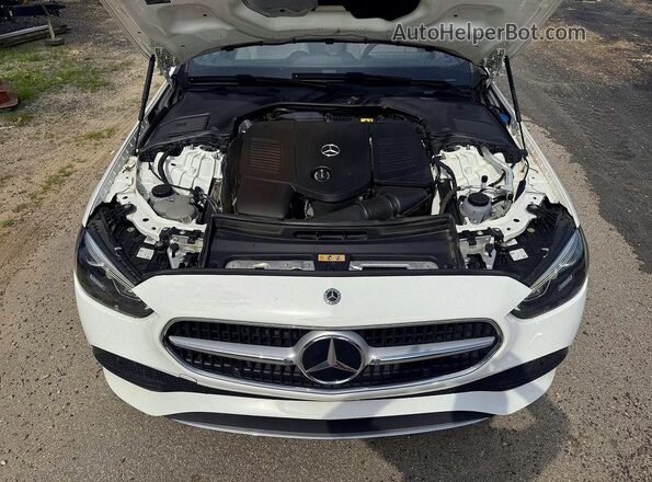 W1KAF4HB3PR133203 2023 MERCEDES-BENZ C White წინა პანელის ხედი