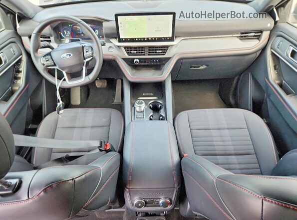 1FMUK8KH6SGB58409 2025 FORD EXPLORER Gray Vista del cuadro de instrumentos