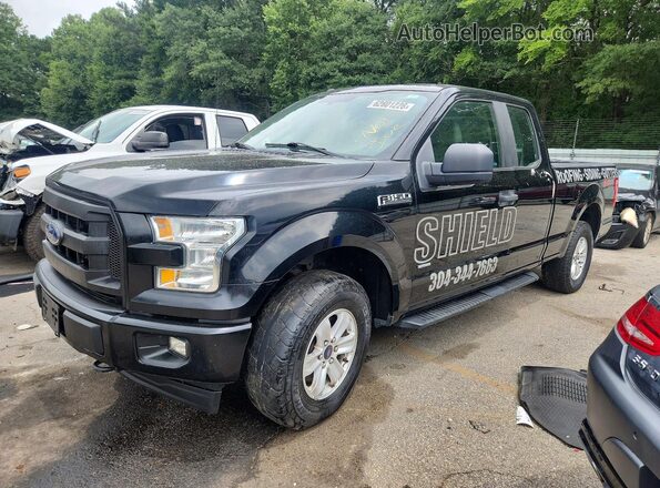 1FTEX1EP1HFA95867 2017 FORD F150 Black Задня ліва чверть
