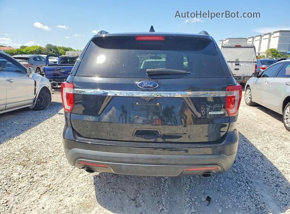 1FM5K7BH6GGB84210 2016 FORD EXPLORER Black Սալոնի դիմացի տեսք