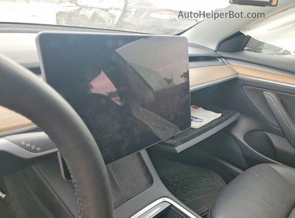 5YJ3E1EA2PF506821 2023 TESLA MODEL Черный Вид задних сидений
