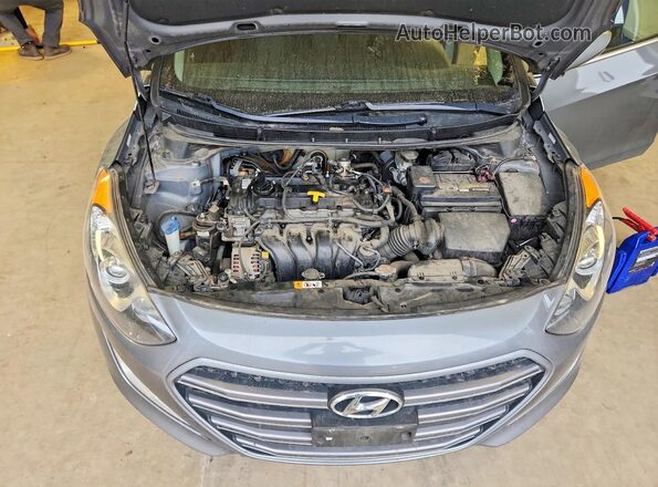 KMHD35LH5GU298602 2016 HYUNDAI ELANTRA Gray უკანა სალონის ხედი