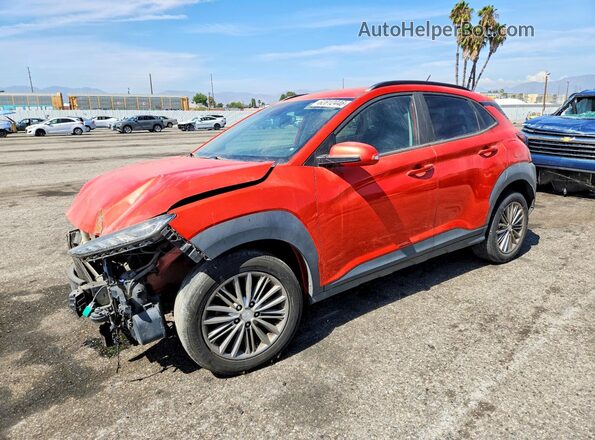 KM8K22AA6KU200782 2019 HYUNDAI KONA Orange უკანა მარცხენა