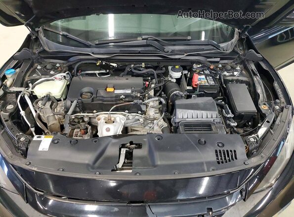 2HGFC2F61KH538683 2019 HONDA CIVIC Black Vista del compartimento del motor
