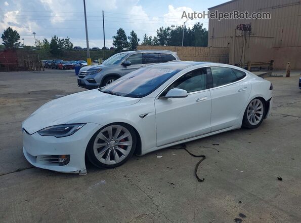 5YJSA1E40KF330376 2019 TESLA MODEL White Հետևի ձախ