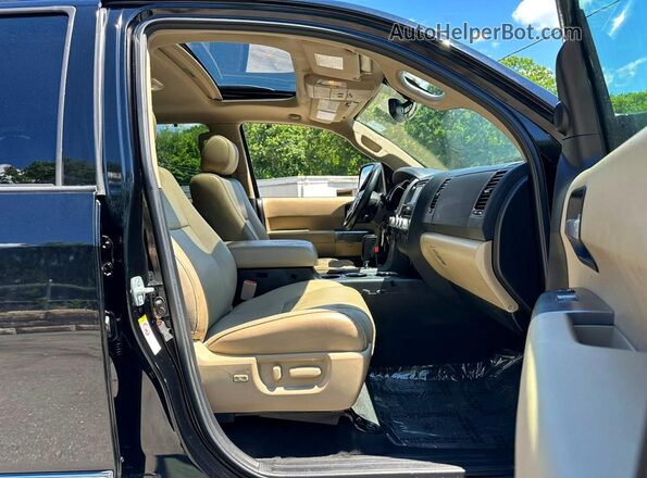 5TDJY5G14KS167454 2019 TOYOTA SEQUOIA Black Вид панелі приладів