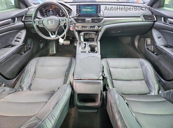 1HGCV1F37JA048226 2018 HONDA ACCORD Black Instrument cluster view