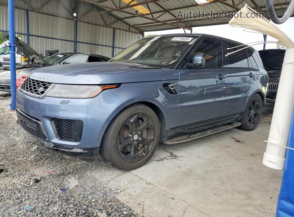 SALWR2RV9JA189536 2018 LAND ROVER RANGE Blue Trasero izquierdo