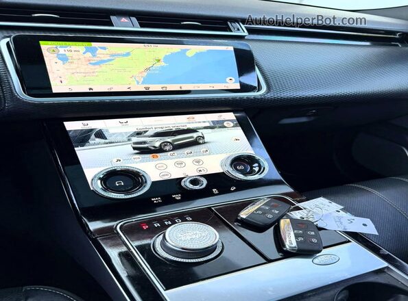 SALYL2EX2KA783629 2019 LAND ROVER RANGE Black Dashboard view