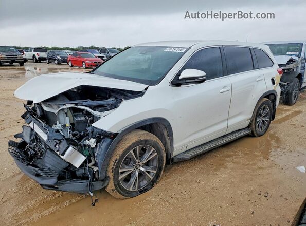 5TDZZRFH5HS200850 2017 TOYOTA HIGHLANDER White Rear left