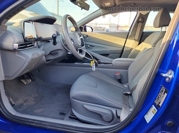 KMHLS4DG3SU032597 2025 HYUNDAI ELANTRA Blue Dashboard view