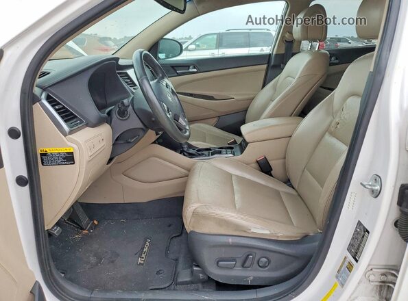 KM8J33A23GU268603 2016 HYUNDAI TUCSON White Dashboard view