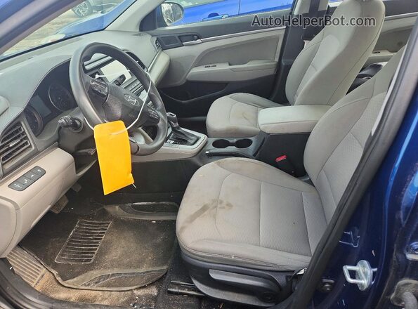 5NPD84LF8LH560700 2020 HYUNDAI ELANTRA Синий Вид панели приборов
