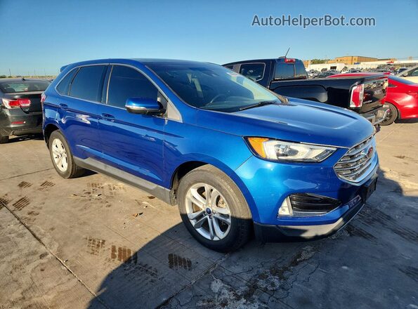 2FMPK3J91LBA46524 2020 FORD EDGE Blue Front view