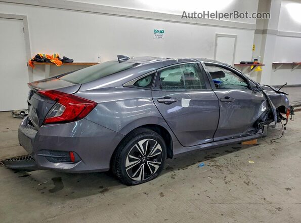 2HGFC1F76JH640966 2018 HONDA CIVIC Gray წინა მარჯვენა