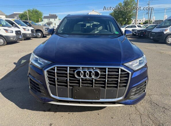 WA1LXAF72MD014929 2021 AUDI Q7 Синий Вид подкапотного пространства