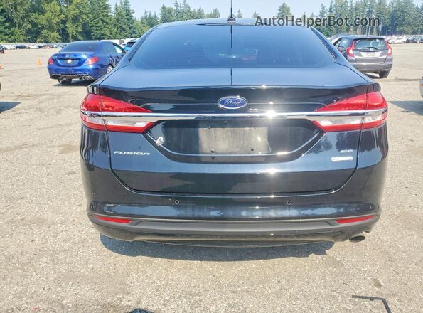 3FA6P0HD0JR257521 2018 FORD FUSION Black Սալոնի դիմացի տեսք