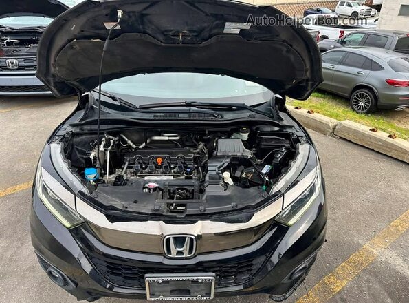 3CZRU6H19KG712947 2019 HONDA HR-V Black Вид ззаду