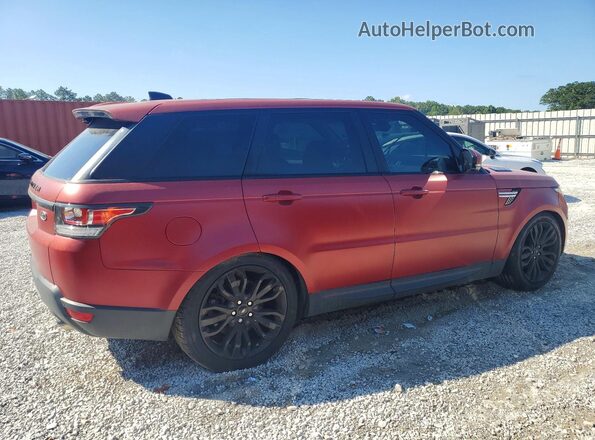 SALWR2FV2HA667472 2017 LAND ROVER RANGE ROVER Красный Передняя правая четверть