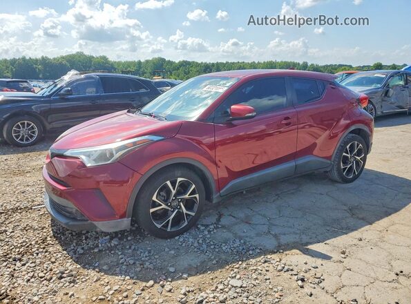 NMTKHMBX6JR002626 2018 TOYOTA C-HR Red Հետևի ձախ