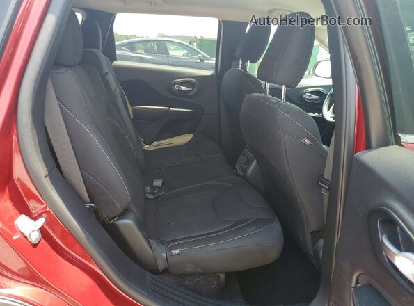 1C4PJMCB9GW237450 2016 JEEP CHEROKEE Red უკანა სალონის ხედი