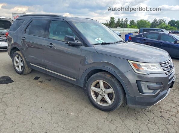 1FM5K8DH5HGD46963 2017 FORD EXPLORER Gray Front view