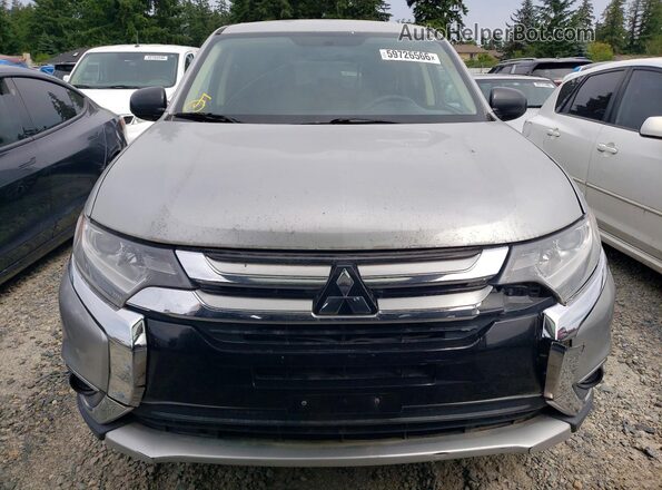 JA4AD2A35JJ004211 2018 MITSUBISHI OUTLANDER Silver Вид ззаду