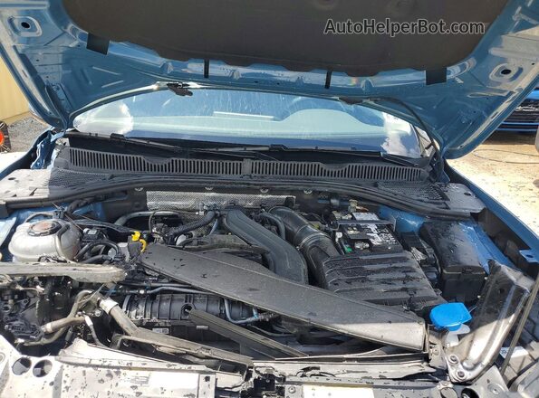 3VW7X7BU1SM076343 2025 VOLKSWAGEN JETTA Blue Engine compartment view